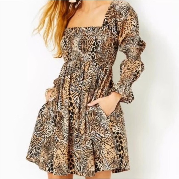 Lilly Pulitzer Dresses & Skirts - NWT Lilly Pulitzer Women's Beyonca Long Sleeve Dress large